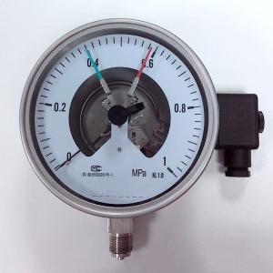 1 MPa KL 1.0 Bottom Mount Pressure Gauges 160mm Glass Pressure Gauge