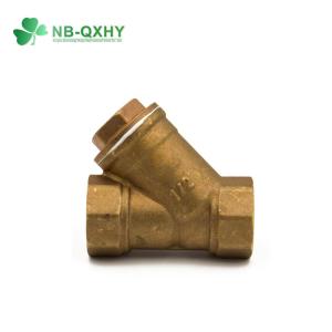 China High Pressure Brass Valve Filter Y Strainer Check Valve for Water Supply PN1.0-32.0MPa on sale