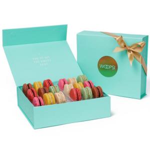 Waterproof Gloss Varnishing Food Packaging Box For Macaron