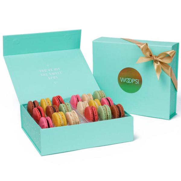 Quality Waterproof Gloss Varnishing Food Packaging Box For Macaron for sale