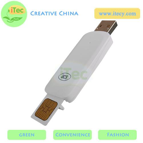 Portable Sim card reader ISO7816 mini card reader Moblie smart card reader PCSC