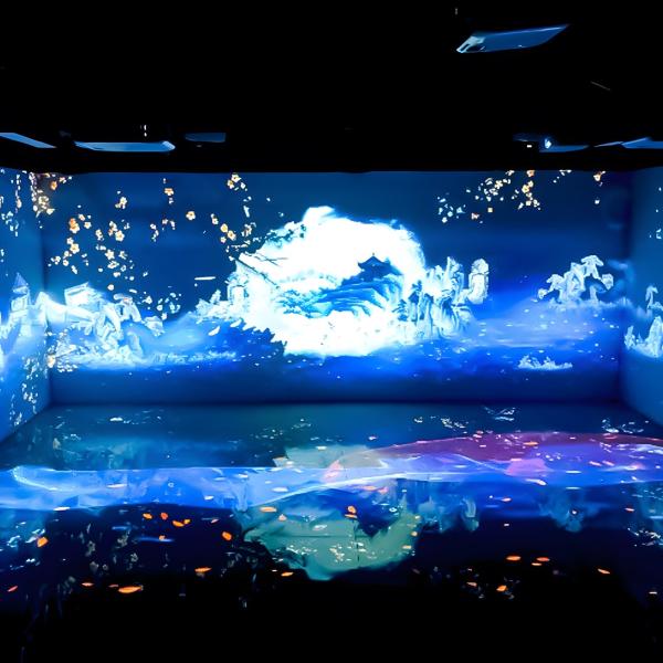 Quality Museum Interactive Wall Projection Immersive Projector 4/5/6 Channel for sale