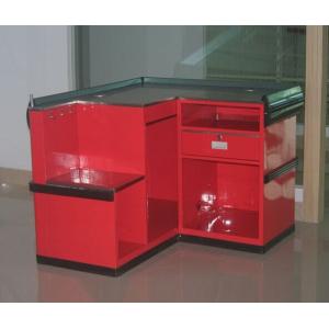 Plastic Express Checkout Counter Commercial Retail Cash Register Table With