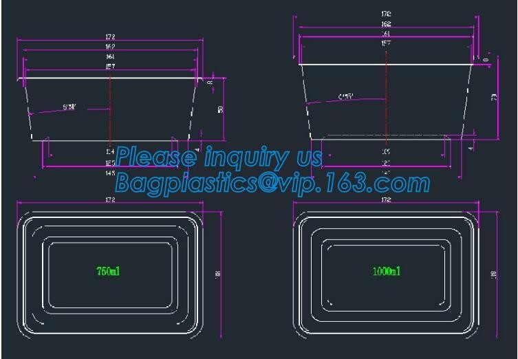 Blister large clear plastic fruit container with lid for fruit packaging,blister fruit box /container/ fruit Tray/ Clear