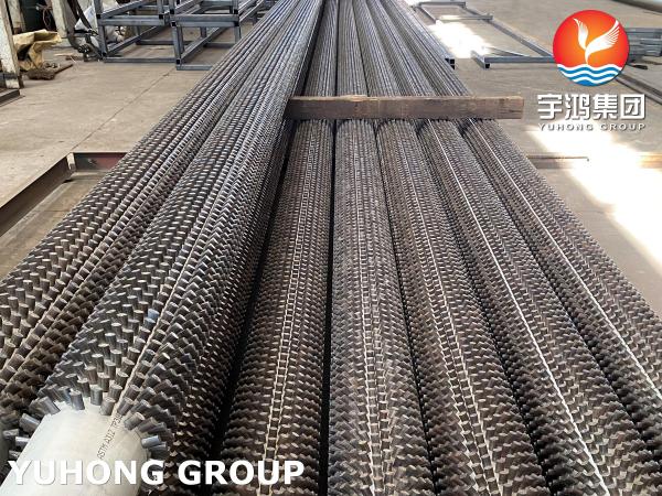 Quality ASTM A312 TP316L Studded Tube with 11Cr Stud Fins for Petrochemical and Refinery for sale