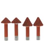 Diamond Silver Slodering Bits CNC Engraving 3D Router for Hard Stone Vacuum