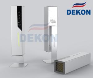Indoor air quality device IAQ Cube UVC LED and photocatalysis filter HEPA filter H11 with bipolar plasma