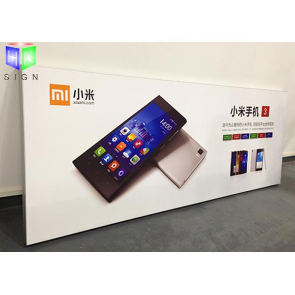 Back Lighting Fabric Light Box 2 Side / Textile Led Light Box Signs Indoor