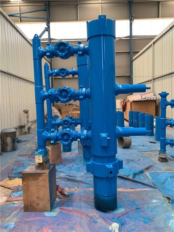 AISI 4145H Oilfield Cementing Tools Double Plug Top Drive Rotating Cement Head For Casing