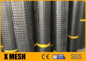 China Biaxial Plastic Mesh Netting Roll Geogrid For Roads 25KN/M on sale