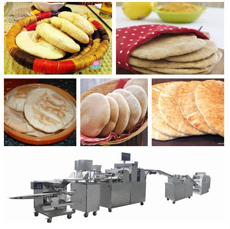 Flatbread Thickness 1.5cm Pita Bread Production Line