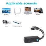 PoE Splitter with USB-C Output- 48V to 5V/9V/12V Power Over Ethernet Converter