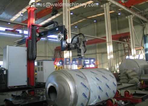 Quality Steel container circumferential seam automatic TIG fast welding machine for sale
