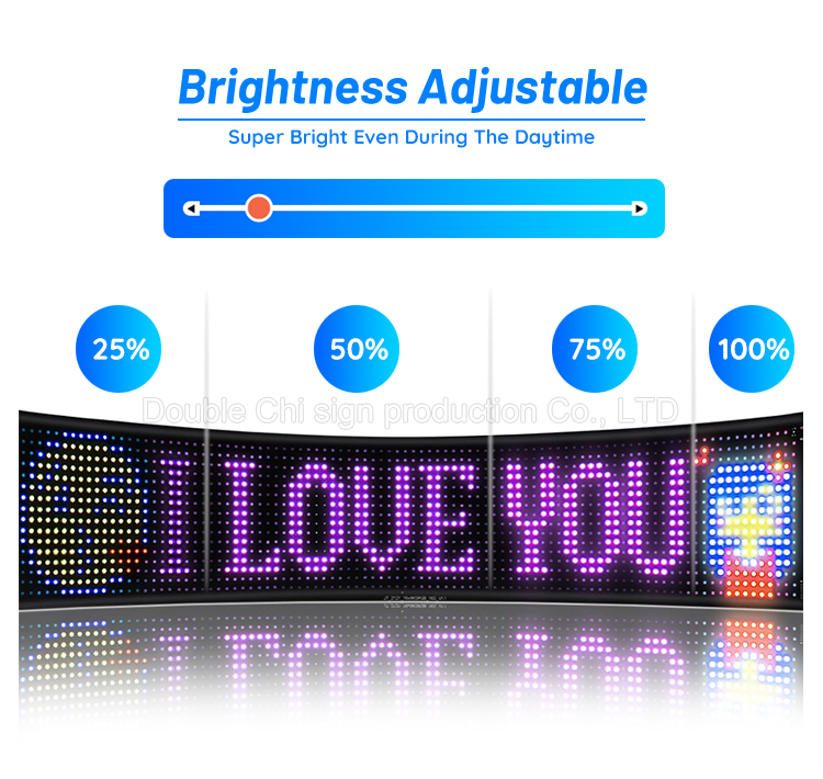 ODM LED Matrix Panel Scrolling LED Sign Display for Programmable Messages