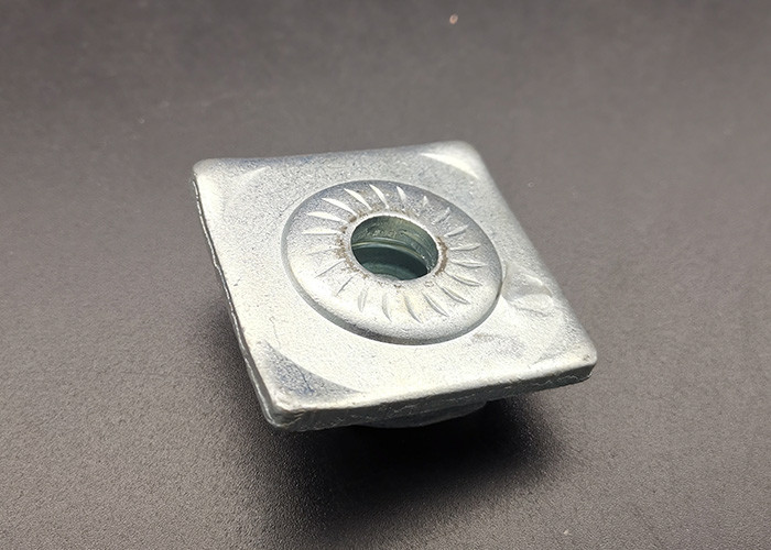 ISO9001 Lock Nut Washer Combo SS304 Flat Square Nut 3/8 16 Inch