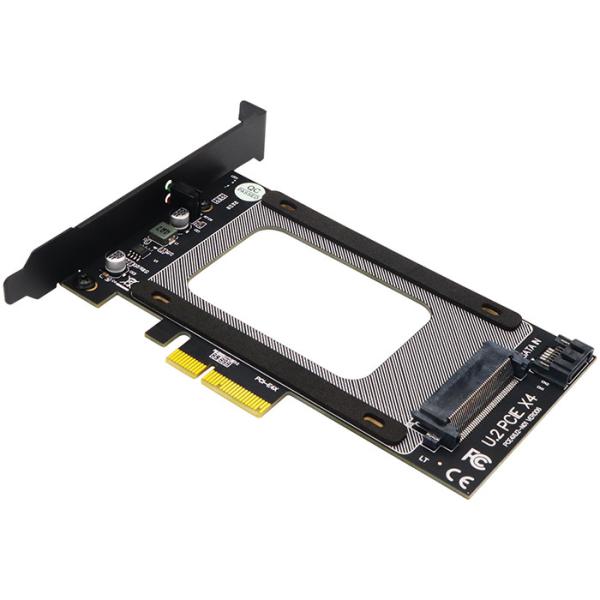 Quality U.2 SFF-8639 Adapter PCIe U.2 SSD To PCI Express Card Support U.2 SSD 2.5" SATA SSD for sale