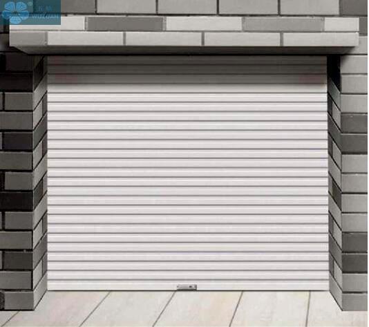 Quality Thermal Insulated 1.2mm 3000mm Height Aluminium Shutter Door for sale