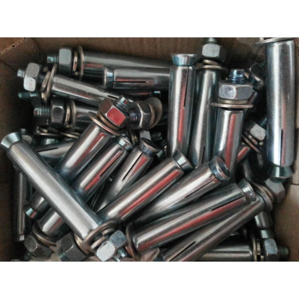 Expansion Galvanized Concrete Sleeve Anchors Bolts With Hex Nut M8-M24 Size