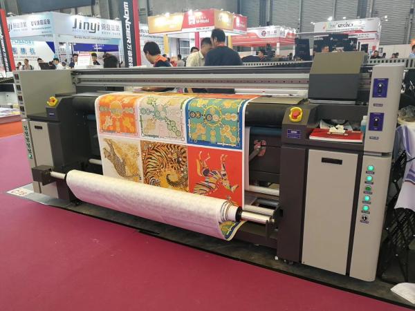 Quality Polyester Inkjet Textile Printing Machine Digital Tension Control Electro Thermal Heating for sale
