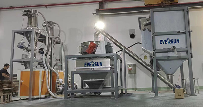 Closed Dust Free Super Sack Unloader Discharge System For Bulk Material Handling