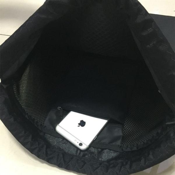 Waterproof Drawstring Backpack , Handled Style Waterproof Cinch Sack