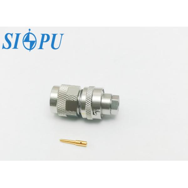 TNC Male RF Coaxial Connector – Straight Plug, Self-Locking, Salt Spray Resistant, Compatible with TRF-58 Cable (Model: TNC-J58-TZS-TI)