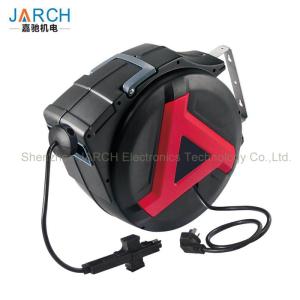 China spring cable reel 30m Extension Cord reel Retractable Hose Reel Drum ABS Palstic Material 24bar Burst Pressure on sale