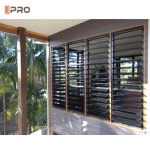 Electrical Exterior Aluminum Louver Shutter Window Adjustable Shades Sliding Louver Sun Window