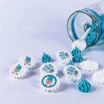 Smooth Coating Custom Meringue Transfer Sheets / Sugar Stamp Transfer Sheets