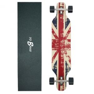 China Real skateboard factory Complete Professional Longboard Full Skateboards With UK Graphics For Adults on sale