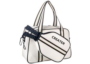 Buy cheap PU Leather Polyester Women'S Pickleball Tote Bag , Pickleball Duffel Bag product