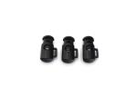 ABS Plastic Toggle Spring Stop Single Hole String Cord Locks Barrel Plated