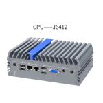Small Mini PC J6412 Quad Core 6 USB 4 COM 2 Lan Nano Computer