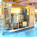 Hot Filling Juice Dairy Processing HTST Machine With Homgenizer