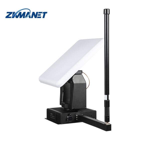 Quality Long Range 49km LOS Rugged IP65 2W UAV Drone Auto-Tracking Antenna Ground Terminal for sale