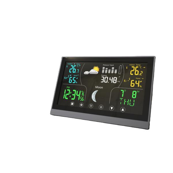 3 Channels Automatic Rain Gauge Station Compact Air Pressure Barometer Weather Station