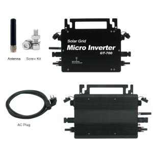 700W Micro Inverter Solar Grid Tie Microinverter 600Watt On Grid Micro Inverters On Grid Tuya Smart Solar Micro Pv Inverter