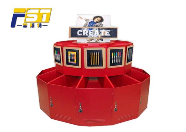 Multipurpose Paper Material Pallet Display Rack Easy Disassembled For Exhibition