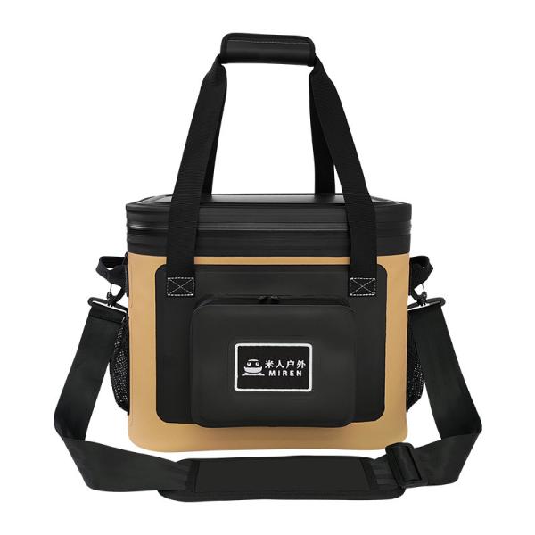 Quality Customizable 20L Cooler Bag In Khaki TPU Insulated And Leak-Proof Holds Up To 30cans Of Beer Or Beverages for sale