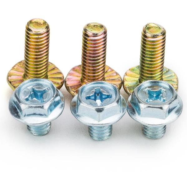 M5-M100 Mechanical Flange Screw with Galvanized Outer Hexagon and Anti-Skid Surface