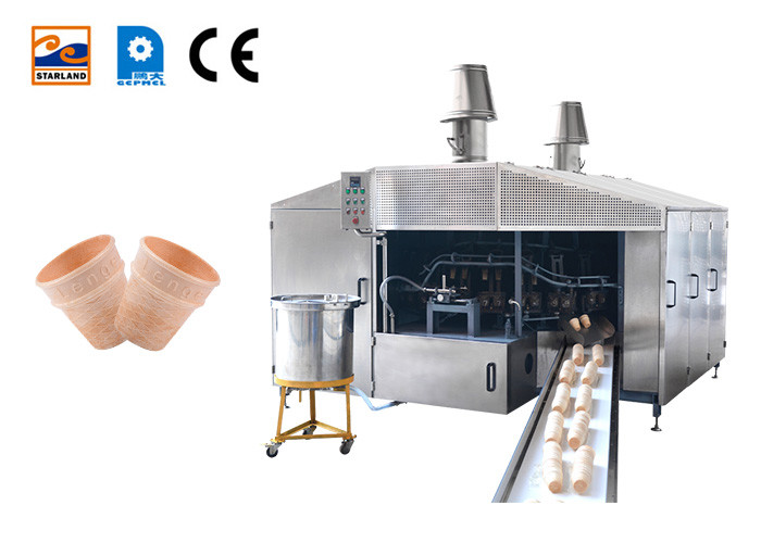 0.75kw Automatic Sugar Cone Baking Machine Ice Cream Wafer Cone Making Machine