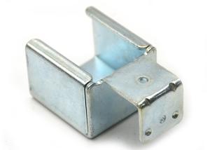 Buy cheap Zin Plating Metal Roller Track Hardware Mounting Bracket For Joint Pipe System product