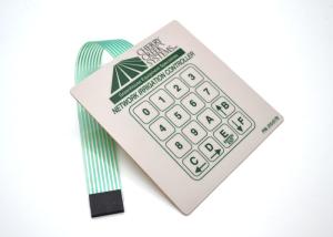 Buy cheap White Push Button Membrane Switch , Scissor Switch Membrane Keyboard product