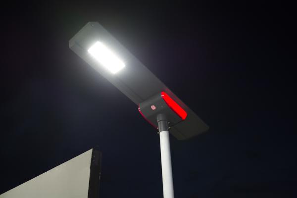 Quality 12V IP65 75Ra All In One Solar Street Courtyard Light With Model Phone APP Control for sale