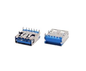 Buy cheap 90 Degree DIP USB 3.0 Connector Through - Hole Height Over PCB 6.26mm product