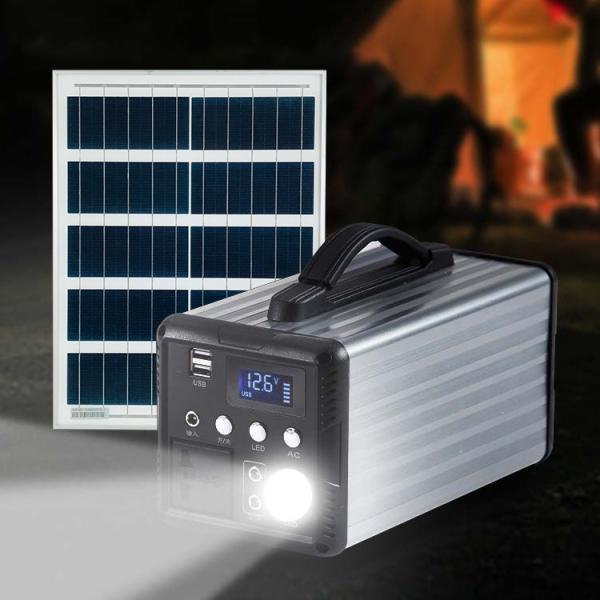 Portable Power Station 500Wh LiFePO4 Battery Backup 500W AC Outlets Solar Generator for Outdoor Camping