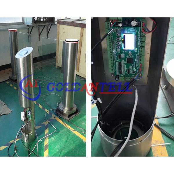 Bi Directional Pedestrian Qr Code Swing Barrier Gate Turnstile Pillar Door System For Gym