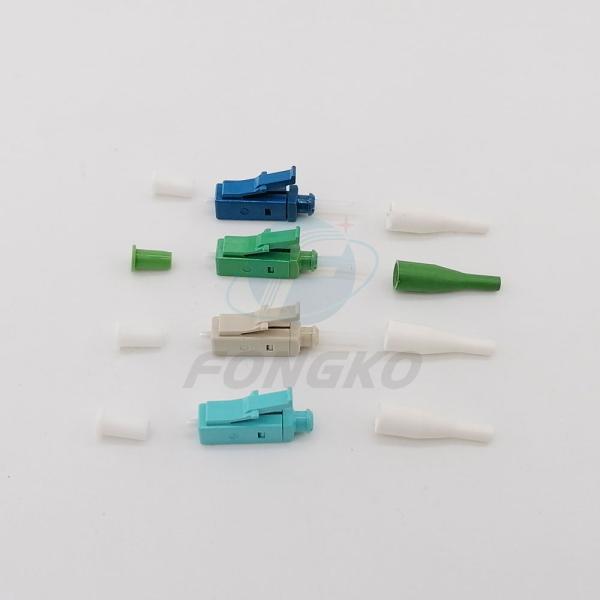 Hot Sale LC/UPC Fiber Optical Connector parts Single Mode Simplex 0.9mm Fiber Optic Connector