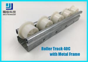 China Slider Roller Track Type 40C Width 40mm Metal Frame for Conveyors and Flow Rack on sale