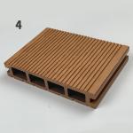 Lightweight WPC Decking Panel Weather Resistant Composite Wood Decking Boards